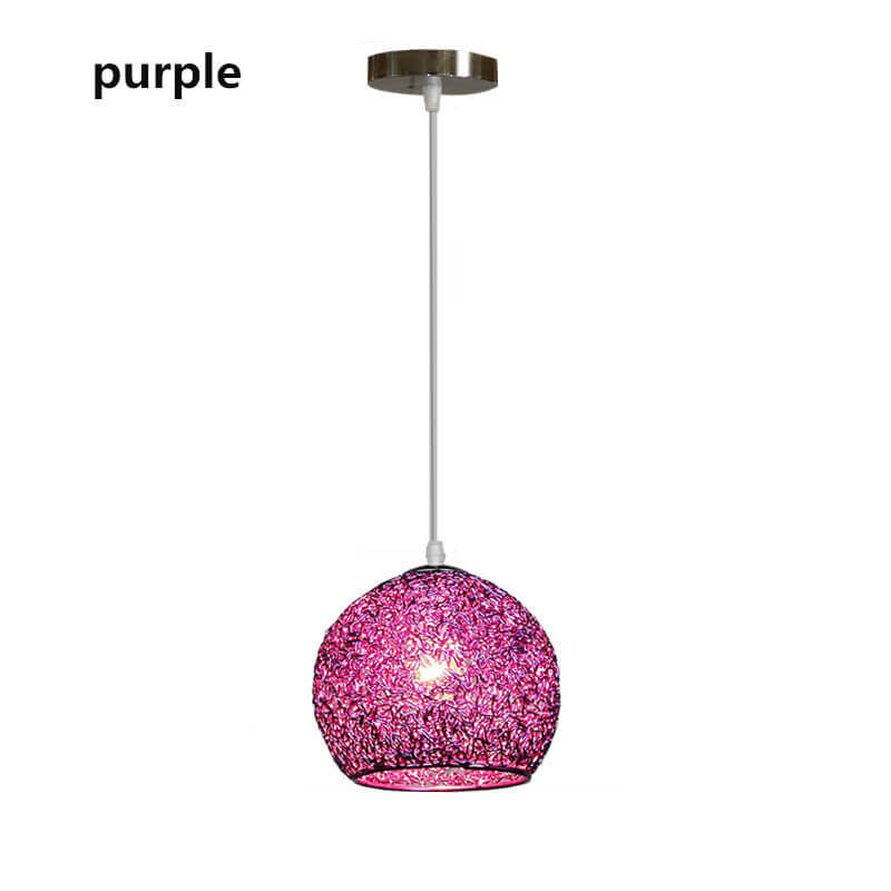 Kreatywna aluminiowa lampa wisząca – różne kolory – oprawka E26