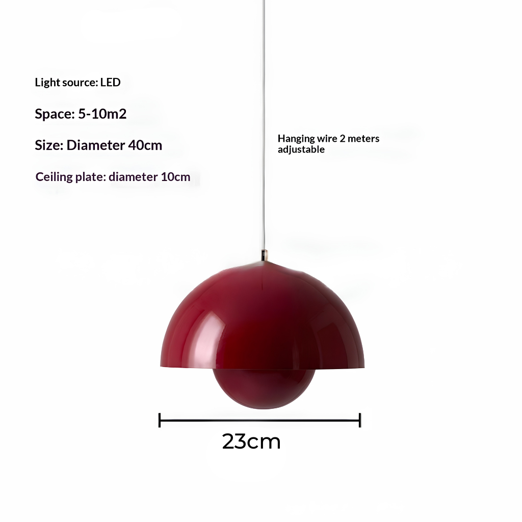 Scandinavische Bud Kleine Hanglamp | Enkele IJzeren Hanglamp