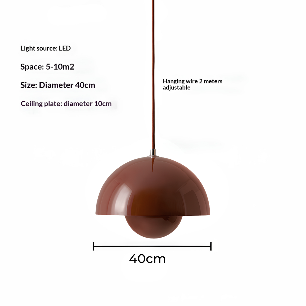 Scandinavische Bud Kleine Hanglamp | Enkele IJzeren Hanglamp