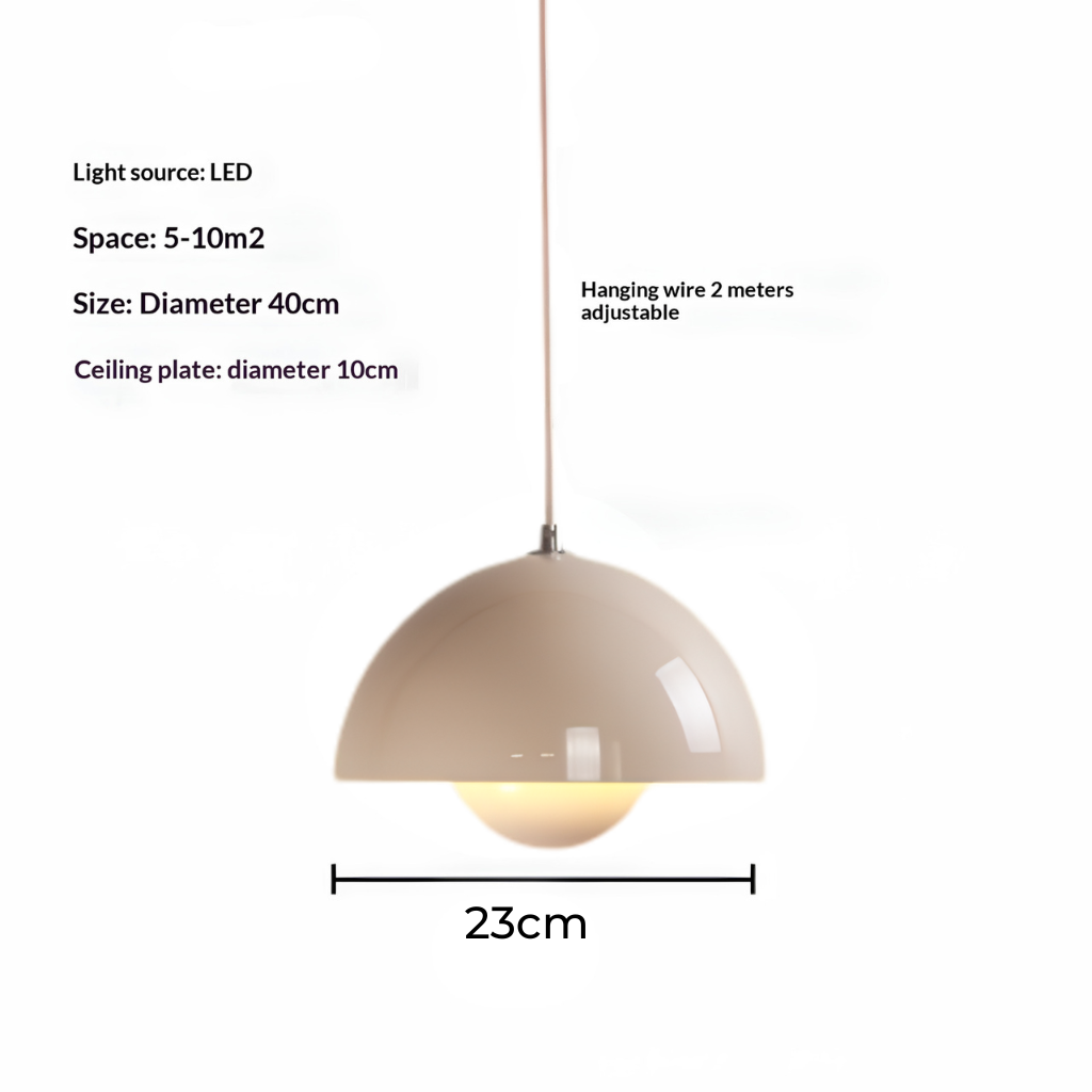 Scandinavische Bud Kleine Hanglamp | Enkele IJzeren Hanglamp
