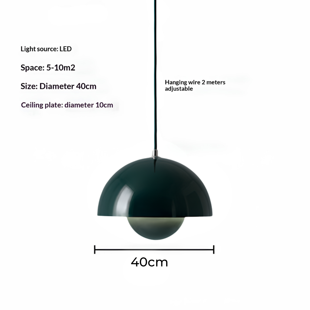 Scandinavische Bud Kleine Hanglamp | Enkele IJzeren Hanglamp