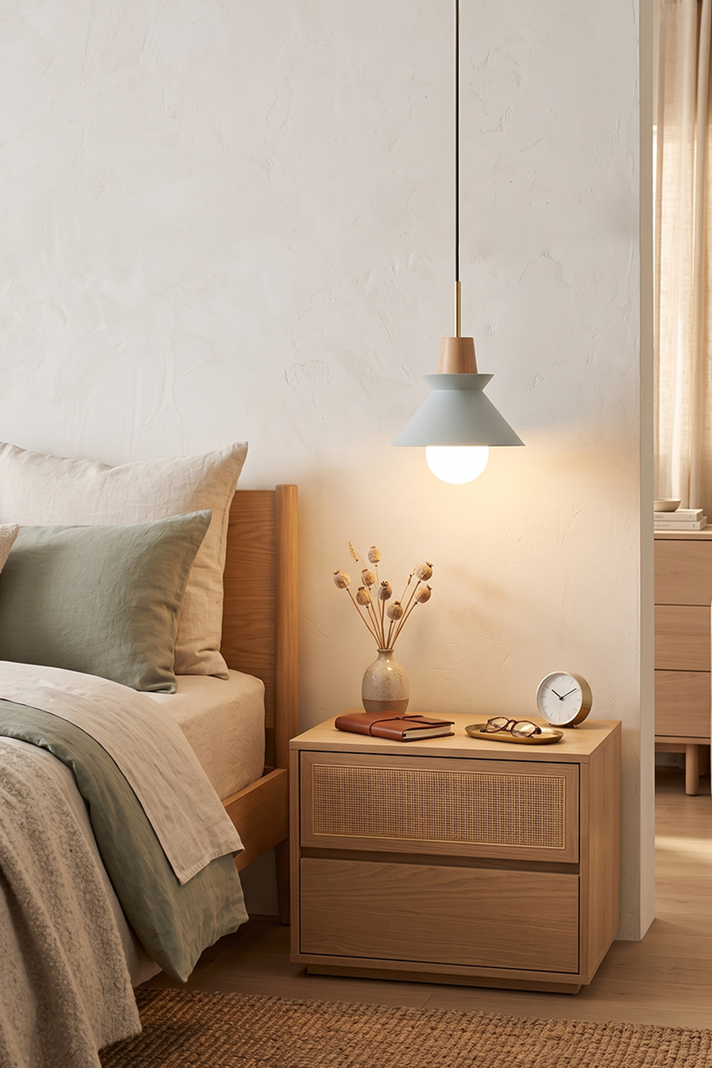 Scandinavische Hanglamp | Houten & Harsen Plafondlamp In 8 Kleuren