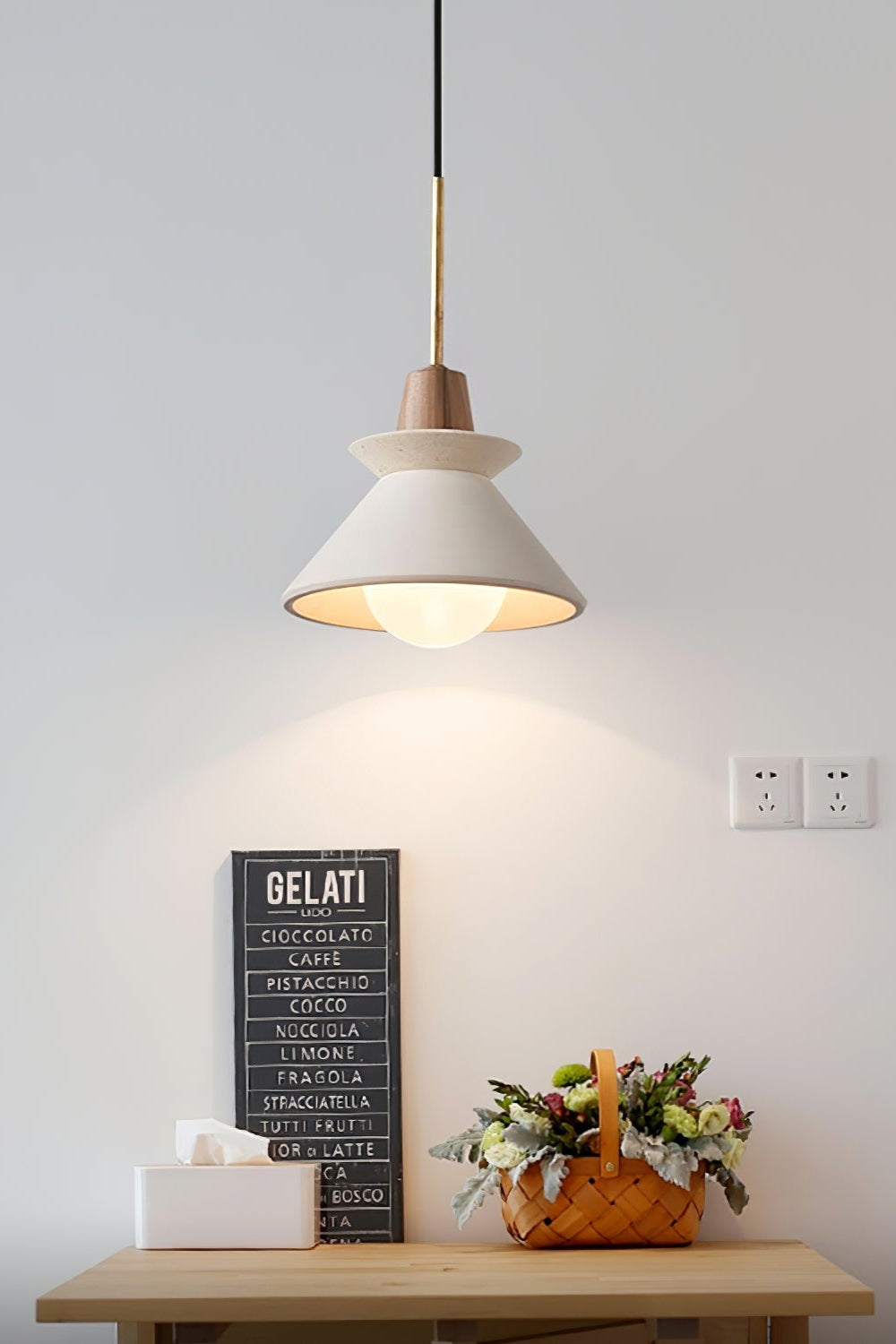 Scandinavische Hanglamp | Houten & Harsen Plafondlamp In 8 Kleuren