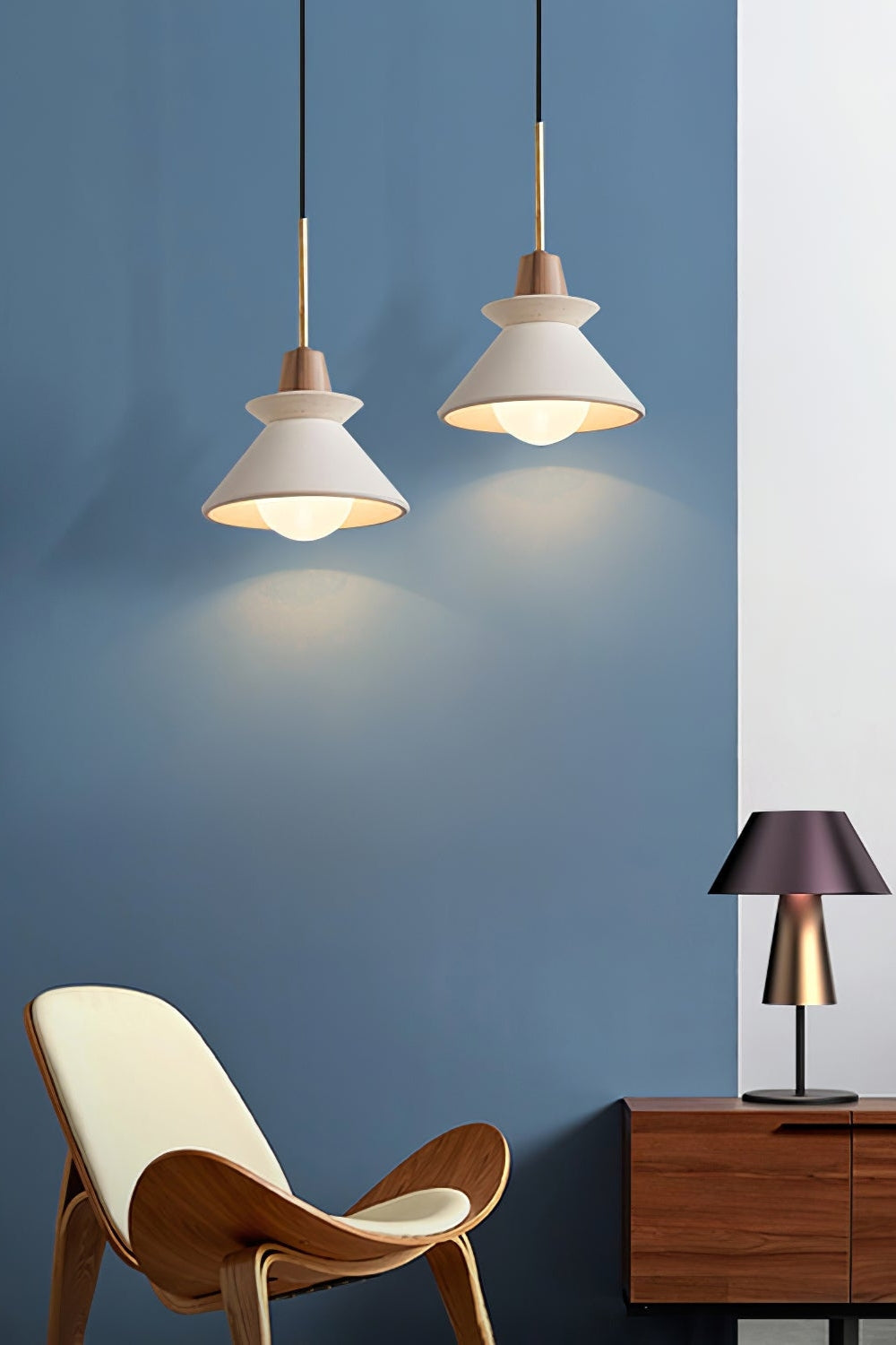 Scandinavische Hanglamp | Houten & Harsen Plafondlamp In 8 Kleuren
