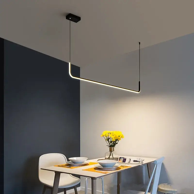 Zwarte Minimalistische Keukenhanglamp | Moderne Hanglamp