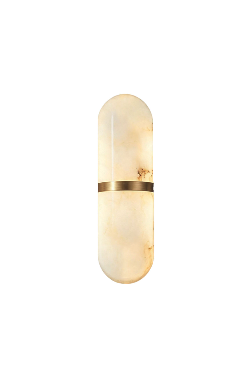 Sabine Capsule-alabastervæglampe | LED-vægbelysning