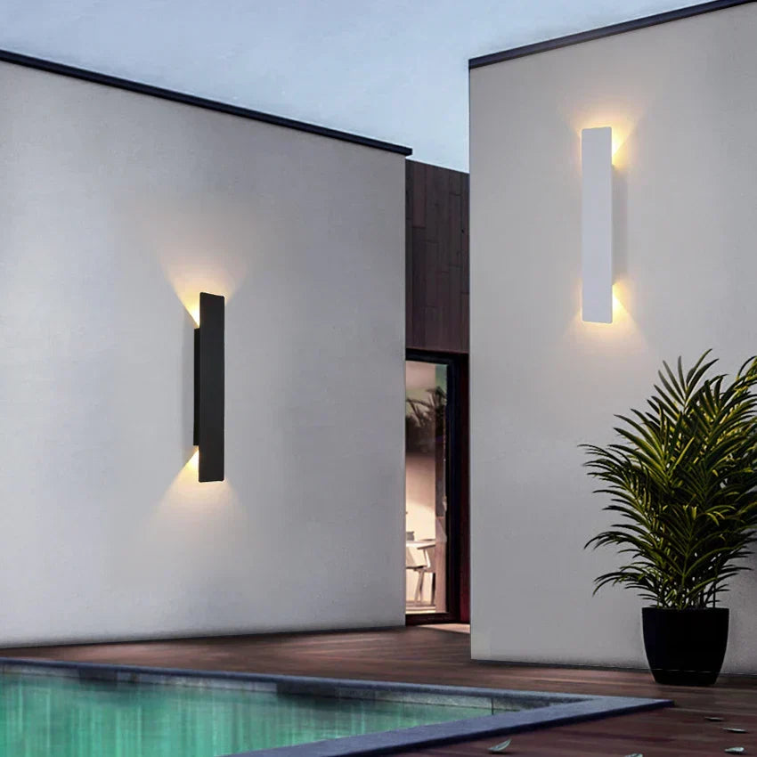 Lange LED Wandlamp | Minimalistische IP65 Buitenverlichting Voor Gang