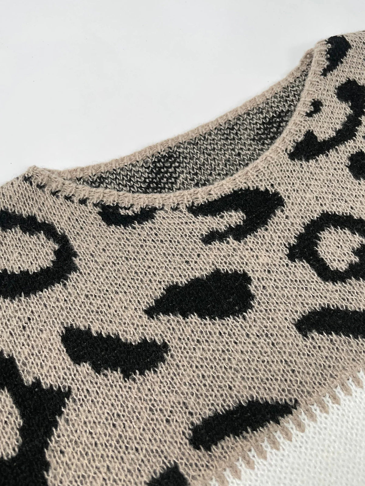Pull à imprimé léopard | Pull élégant pour femme à coupe ample