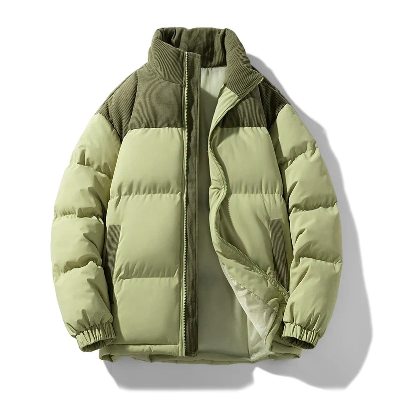 Doudoune matelassée unisexe | Manteau d’hiver épais rembourré de coton