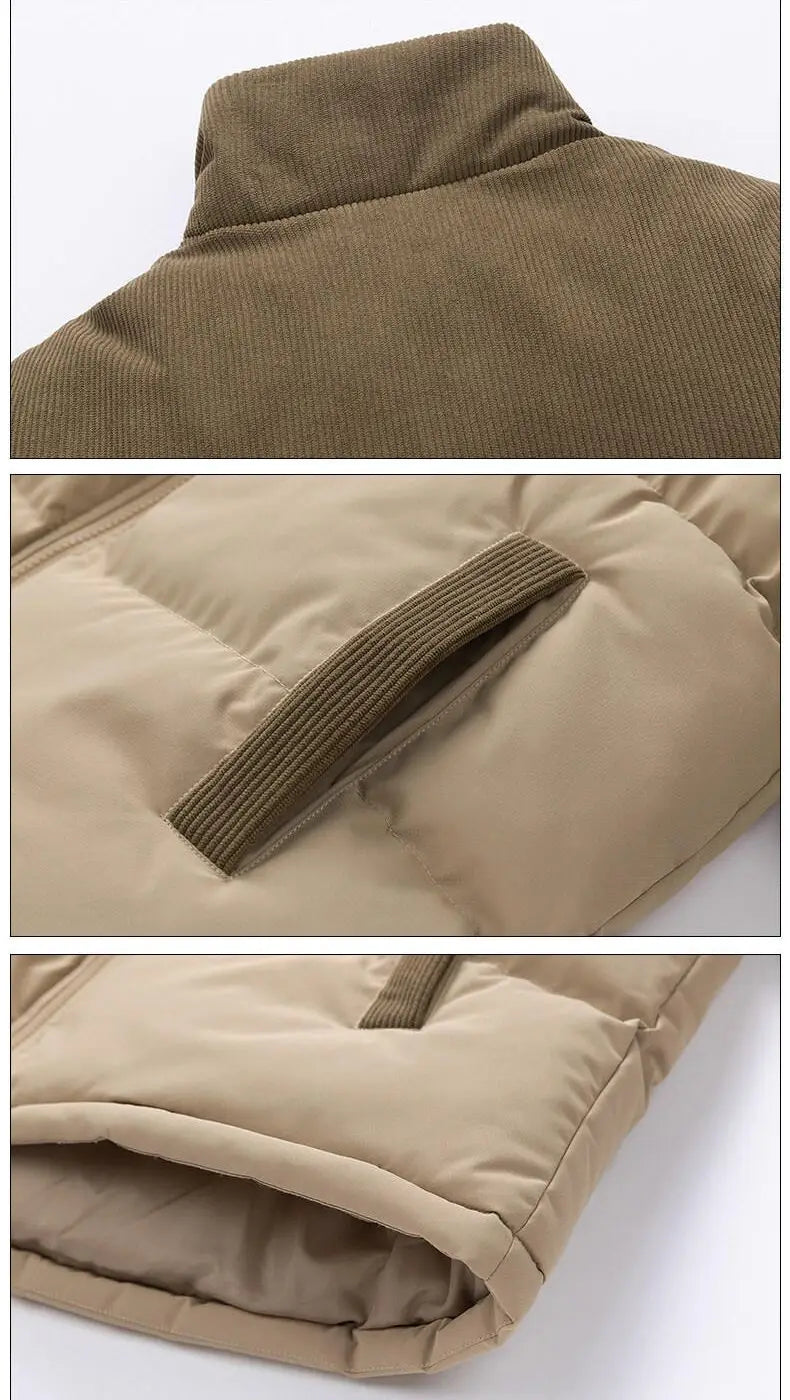 Doudoune matelassée unisexe | Manteau d’hiver épais rembourré de coton