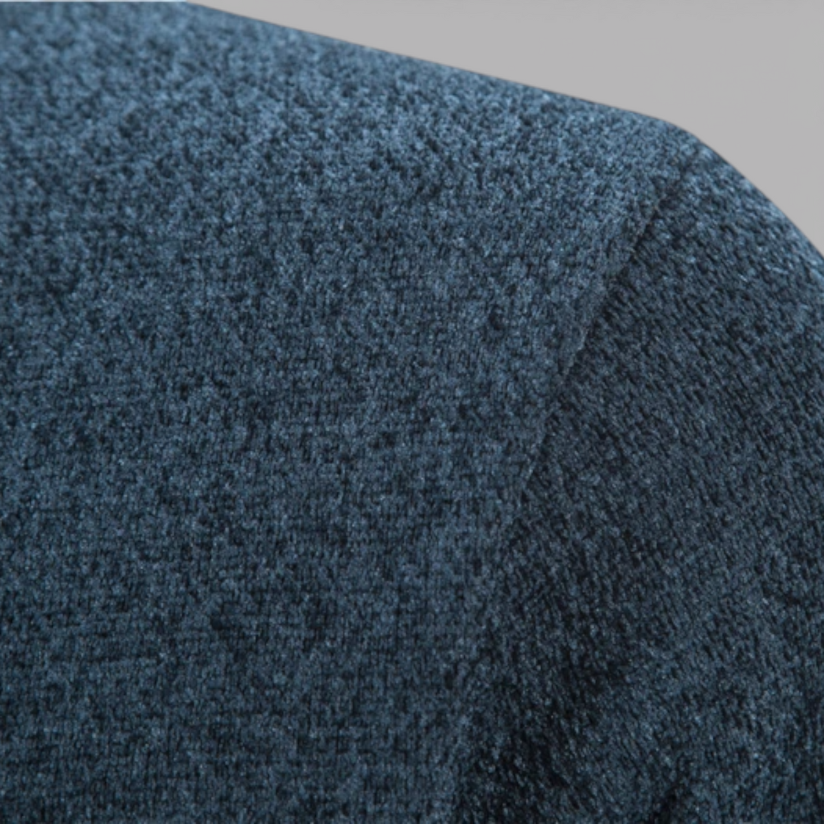 Vest til mænd med lynlås i blød polyester | Let casual-trøje