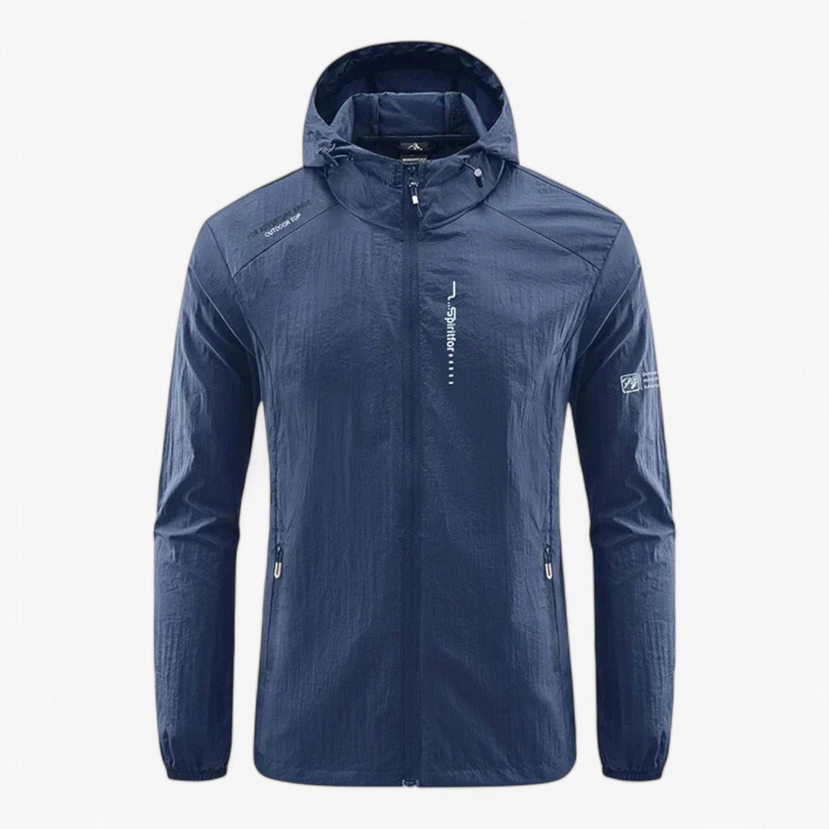 Heren Wind- En Waterdichte Jas Met Capuchon | Lichtgewicht Outdoorjas