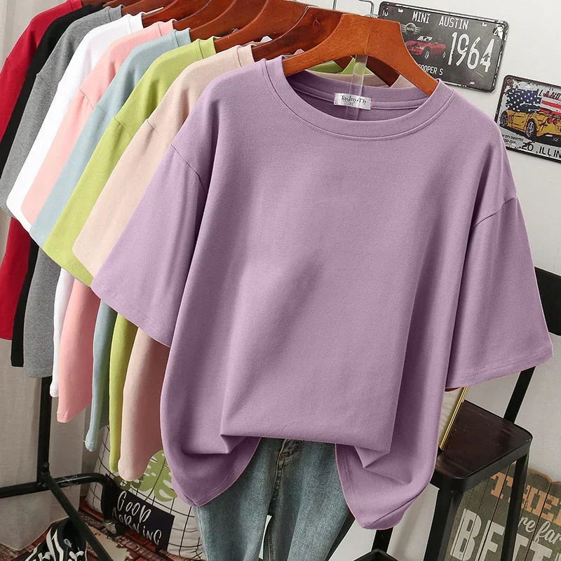 T-shirt oversize | T-shirt pour femme à coupe décontractée