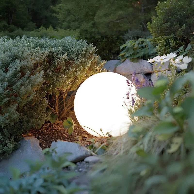 Bolvormige LED Tuinlamp voor Buiten met 16 Kleuren & Afstandsbediening