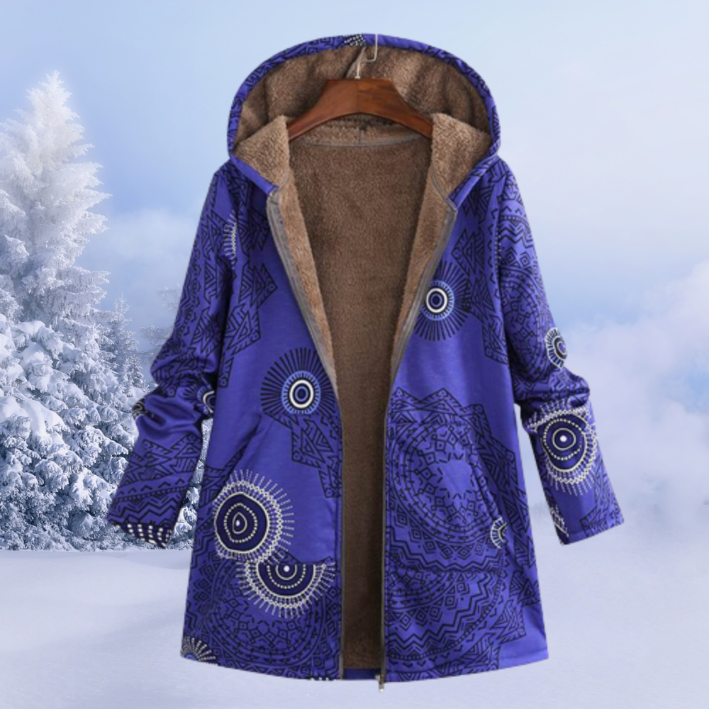 Dames Warme Fleece Hoodiejas Met Rits | Teddy Fleece Winterjas