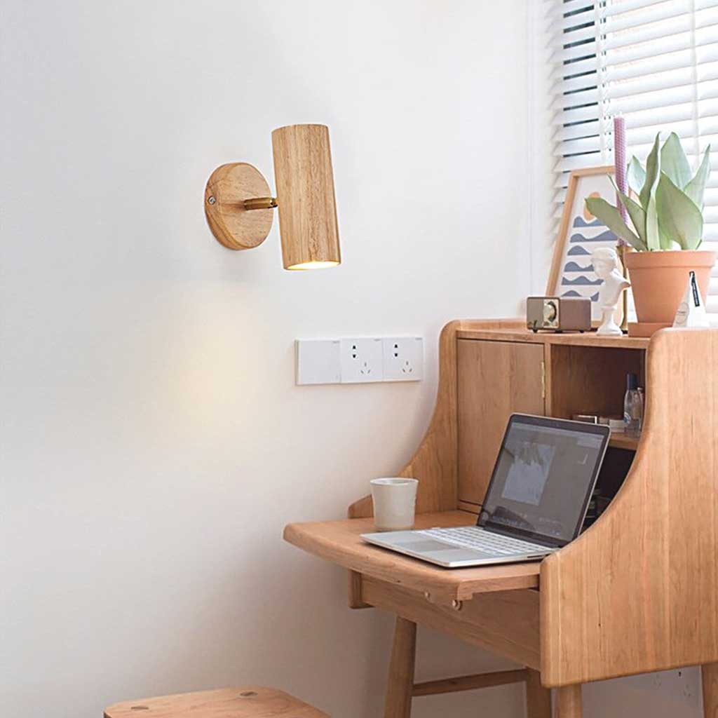 Skandinavisk træloftslampe