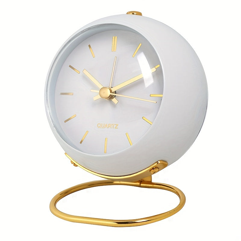 Scandinavische Tafelklok | Minimalistische Wekker Met Lichtgevende Wijzers