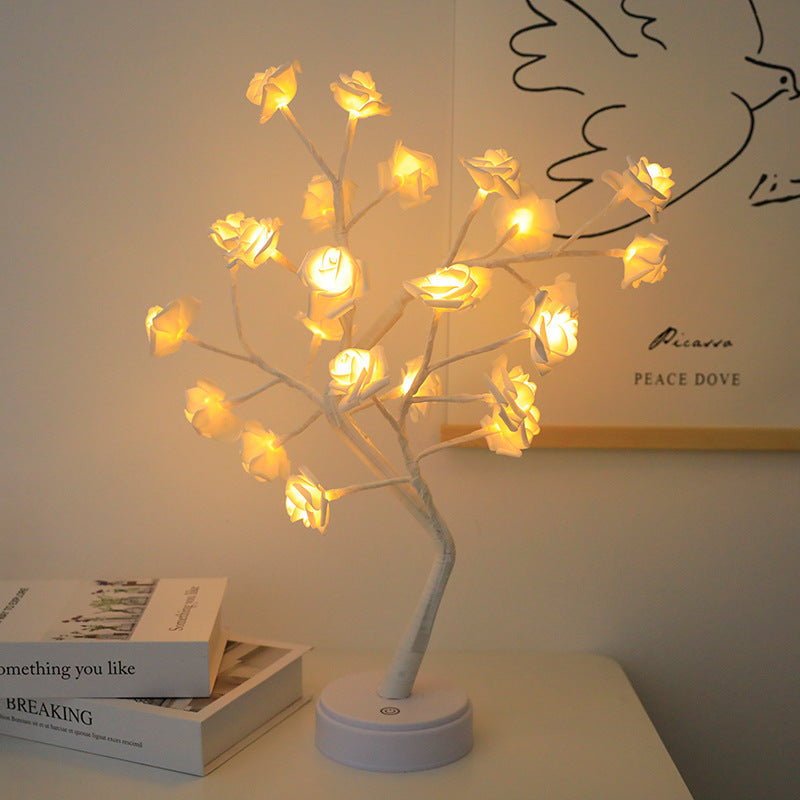 LED Rozenboom Lamp | Decoratieve Bloemenlamp Met Aanraakbediening