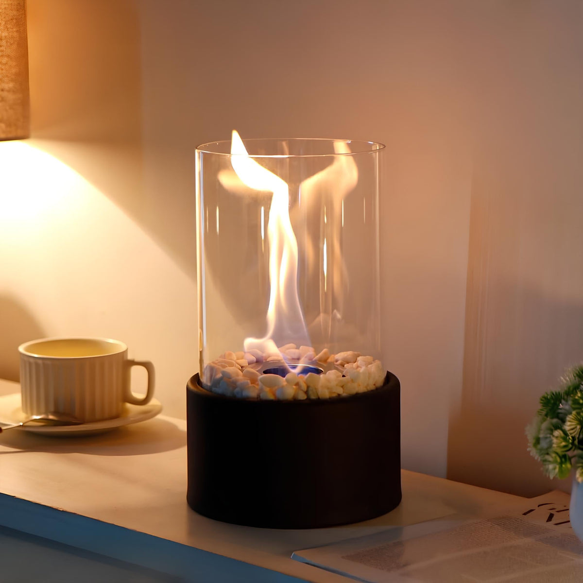 Everlasting Flame-olielampe | Elegant lanterne til inde og ude
