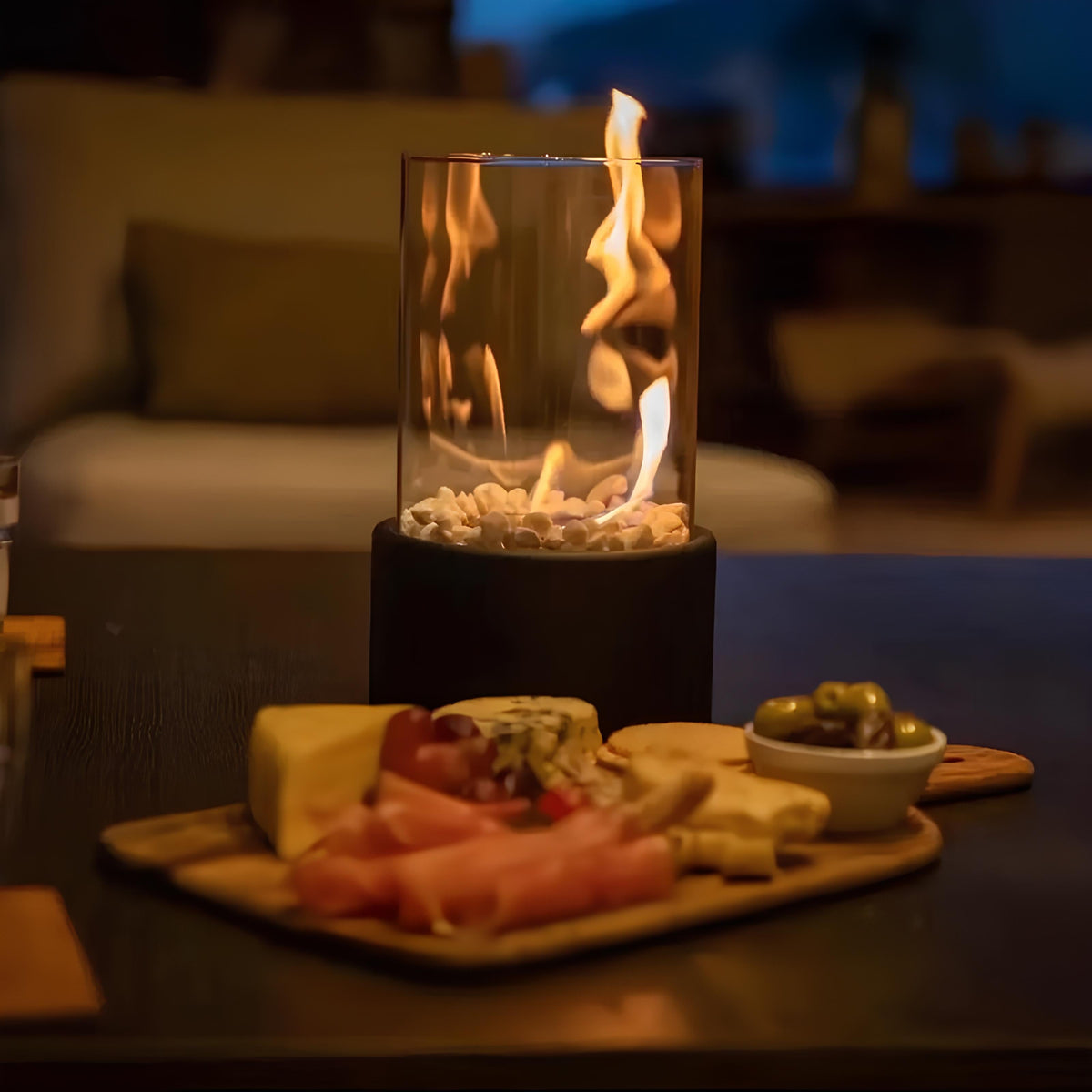 Everlasting Flame-olielampe | Elegant lanterne til inde og ude