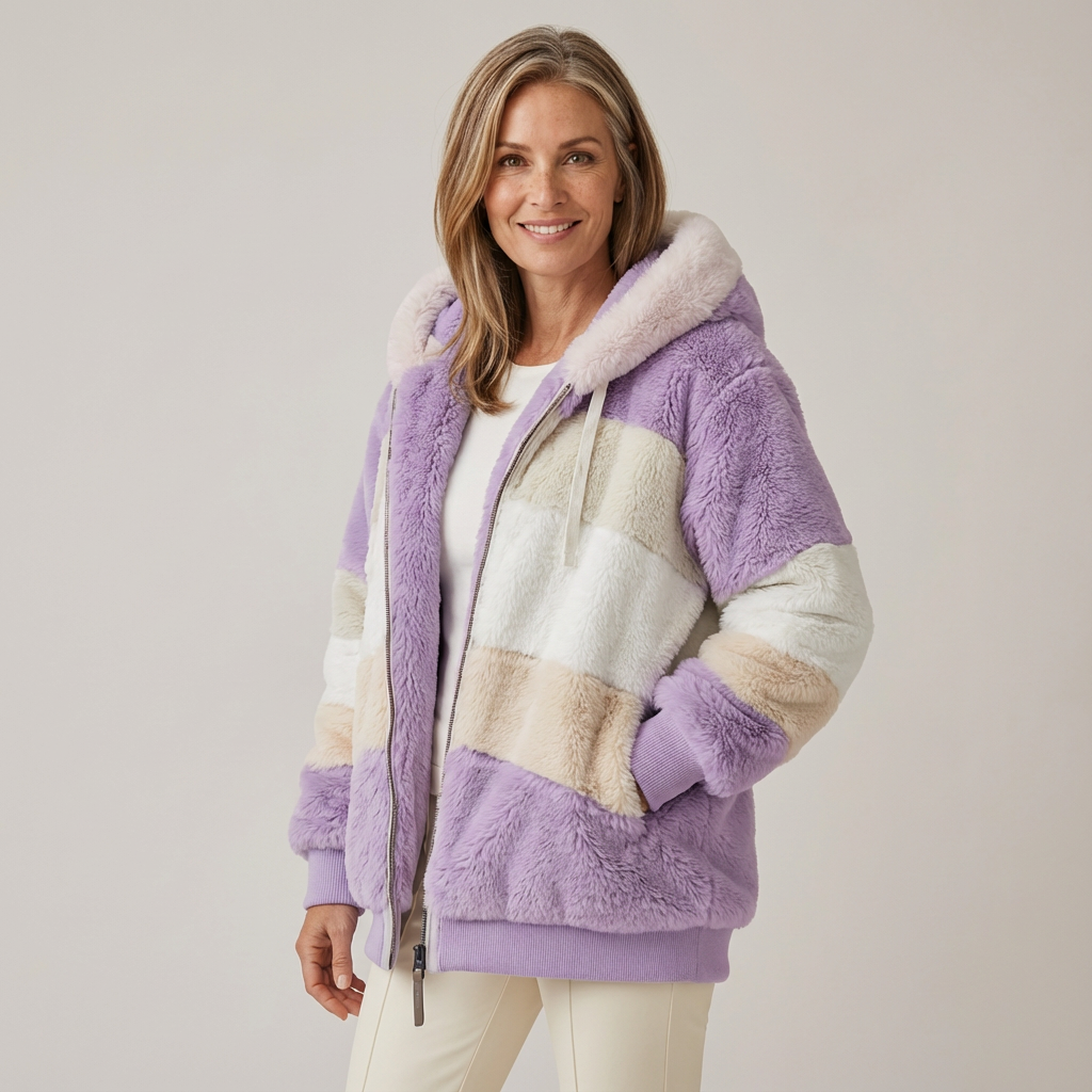 Chaqueta de invierno de mujer para el día a día | Chaqueta cálida con capucha