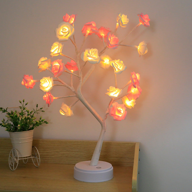 LED Rozenboom Lamp | Decoratieve Bloemenlamp Met Aanraakbediening