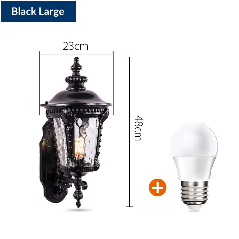 Retro Waterdichte Lotus Wandlamp | Europese LED Buitenlamp