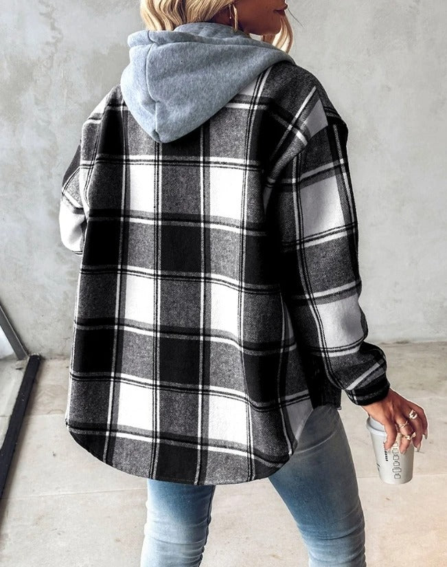 Sweat à capuche imprimé confortable pour femme | Sweat à capuche doux et décontracté pour tous les jours