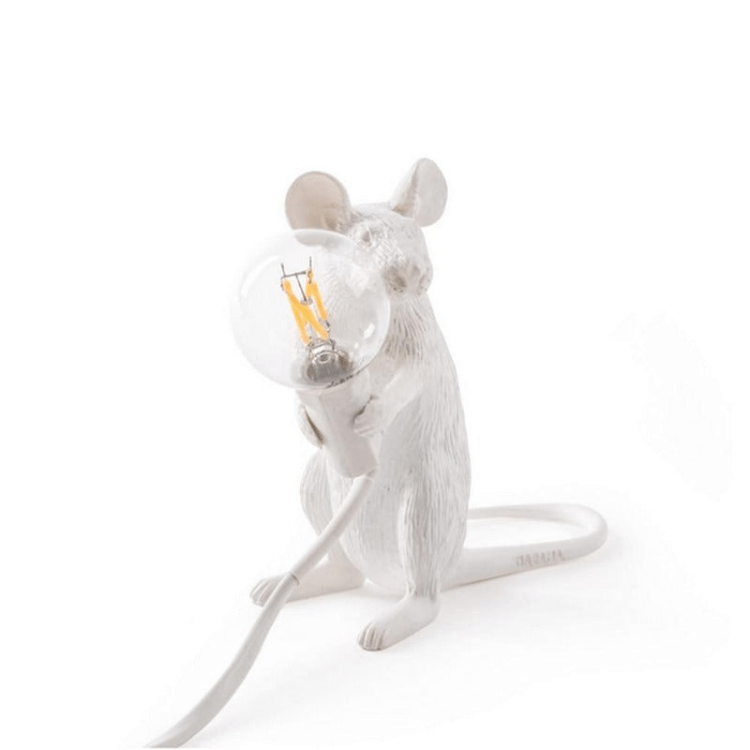 Lámpara de Ratón Creativa con Diseño Artístico e Iluminación LED para Interiores Divertidos