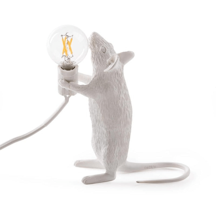 Lámpara de Ratón Creativa con Diseño Artístico e Iluminación LED para Interiores Divertidos