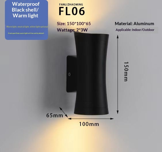 Moderne Waterdichte Buitenwandlamp | IP65 LED Wandlamp