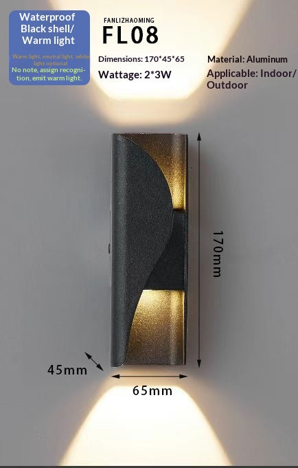 Moderne Waterdichte Buitenwandlamp | IP65 LED Wandlamp