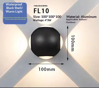 Moderne Waterdichte Buitenwandlamp | IP65 LED Wandlamp