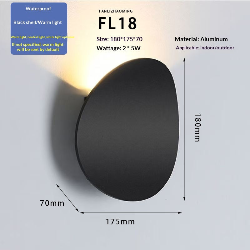 Moderne Waterdichte Buitenwandlamp | IP65 LED Wandlamp