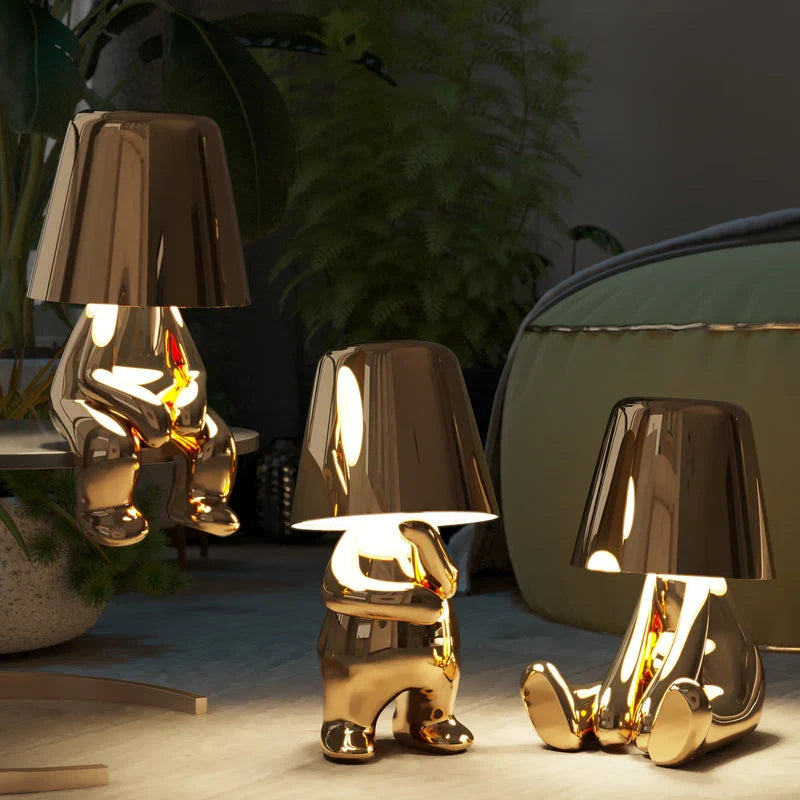 RayDudes lekfulla uppladdningsbara LED-lampa | Dimbar med beröring