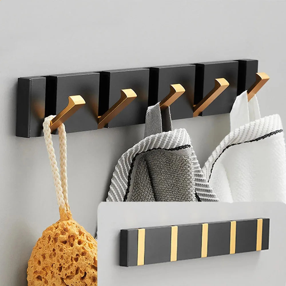 Opvouwbare RVS Wandhaak Minimalistisch & Ruimtebesparend Design voor Elk Interieur