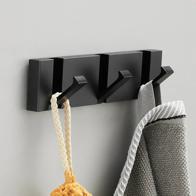 Crochet mural pliable en acier inoxydable design minimaliste & gain de place pour tout intérieur