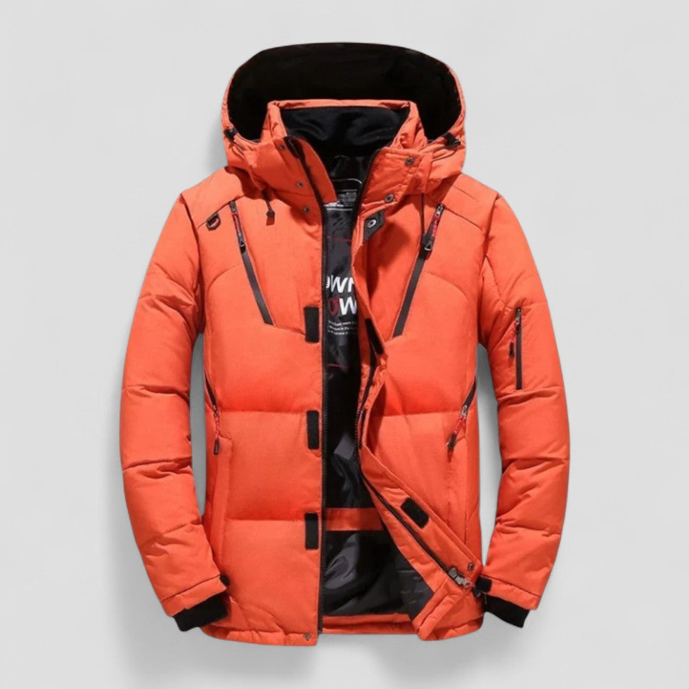Gevoerde Winterjas Met Capuchon Voor Heren | Warme Fleecejas