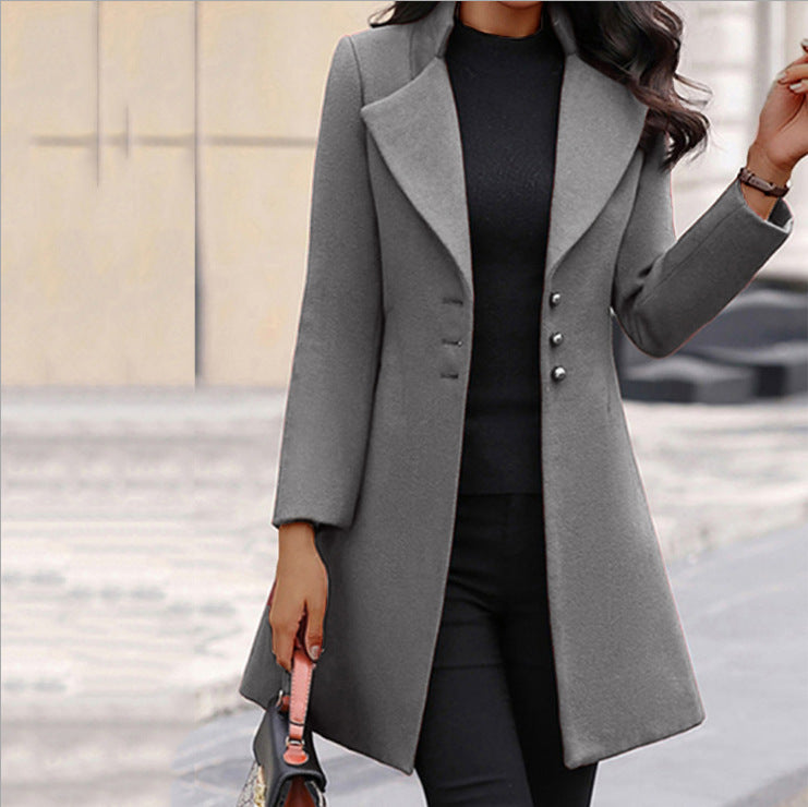 Manteau Prestige pour femme | Élégant manteau d'hiver italien en laine