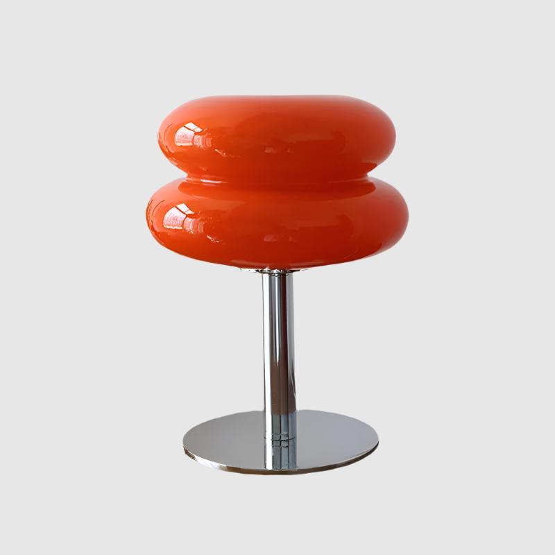 Japandi Macaron Tafellamp | Retro Bauhaus Glazen Accentlamp