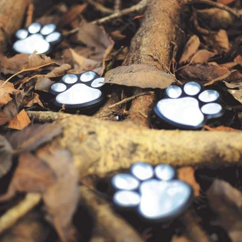 Solar Pootafdruk Lamp – Gezellige Tuinverlichting voor Dierenliefhebbers