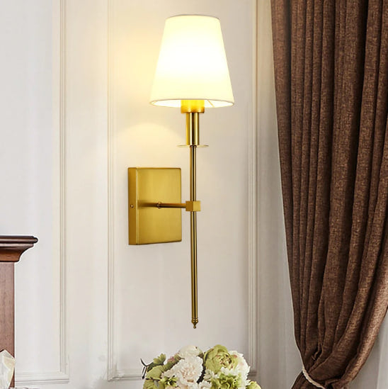 Klassisk Elegant Trådløs Væglampe med Vintage Design & Fjernbetjening