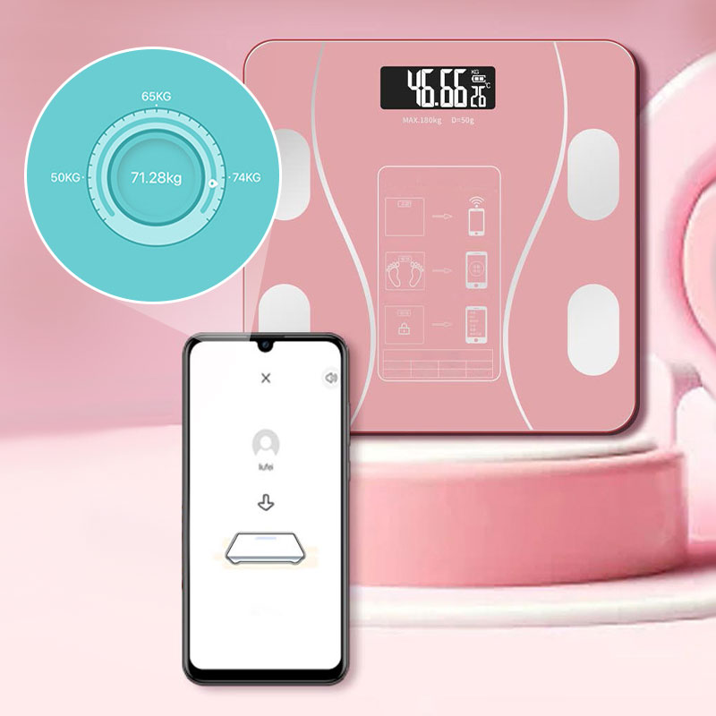 Smart digital vægt – Bluetooth vægt til vægt & kropsfedt